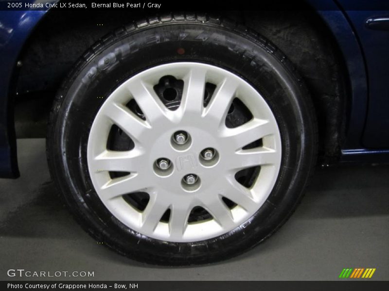 Eternal Blue Pearl / Gray 2005 Honda Civic LX Sedan