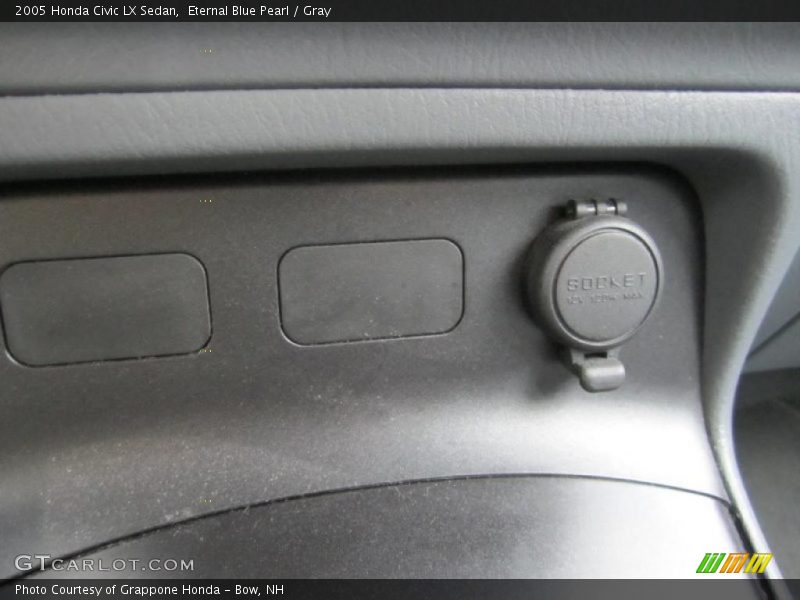 Eternal Blue Pearl / Gray 2005 Honda Civic LX Sedan
