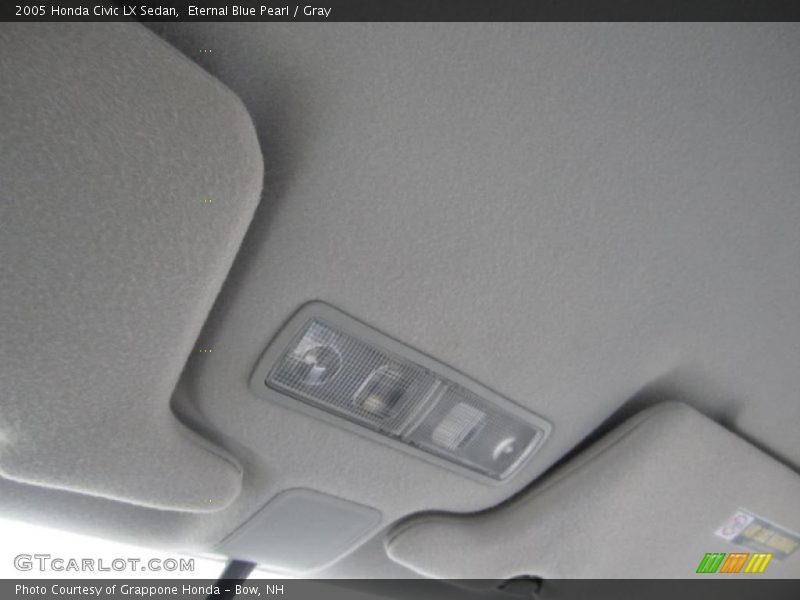 Eternal Blue Pearl / Gray 2005 Honda Civic LX Sedan