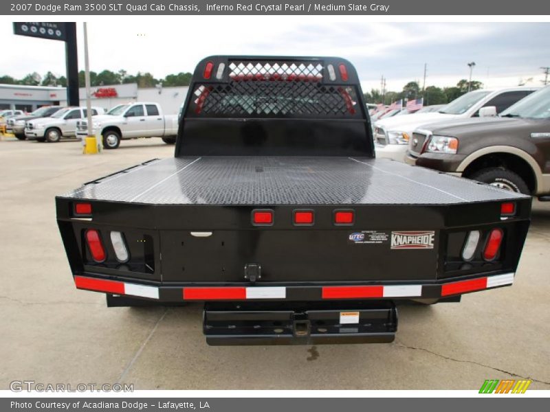 Inferno Red Crystal Pearl / Medium Slate Gray 2007 Dodge Ram 3500 SLT Quad Cab Chassis