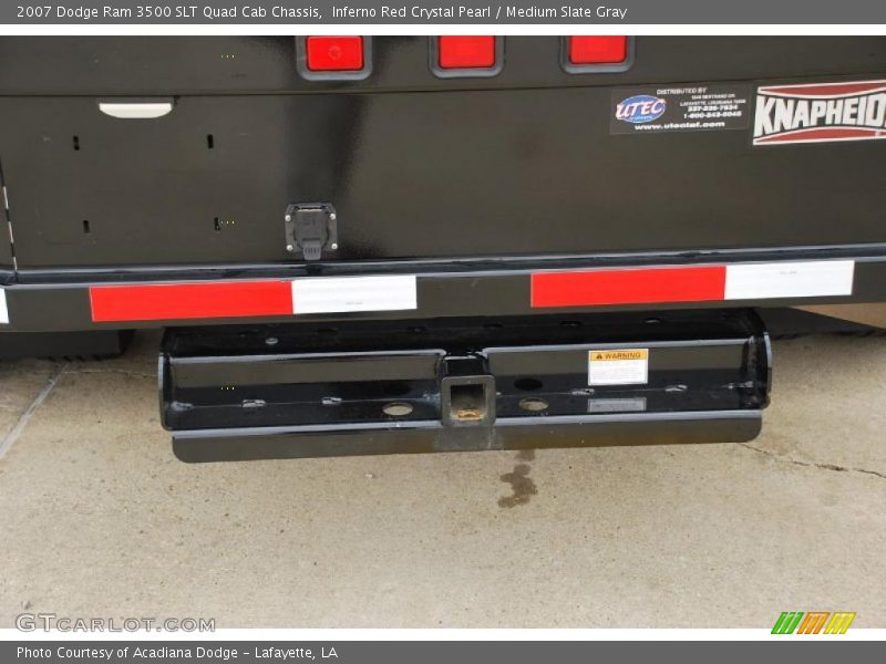 Inferno Red Crystal Pearl / Medium Slate Gray 2007 Dodge Ram 3500 SLT Quad Cab Chassis