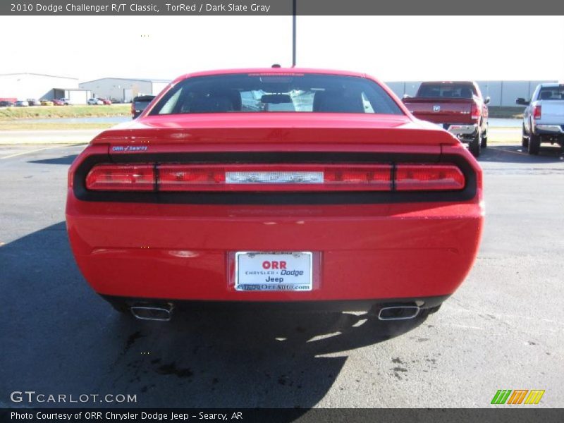 TorRed / Dark Slate Gray 2010 Dodge Challenger R/T Classic