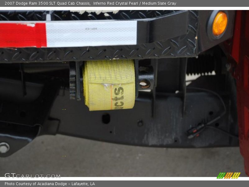 Inferno Red Crystal Pearl / Medium Slate Gray 2007 Dodge Ram 3500 SLT Quad Cab Chassis