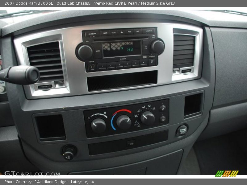 Inferno Red Crystal Pearl / Medium Slate Gray 2007 Dodge Ram 3500 SLT Quad Cab Chassis