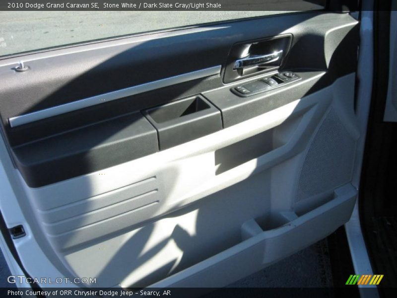 Stone White / Dark Slate Gray/Light Shale 2010 Dodge Grand Caravan SE