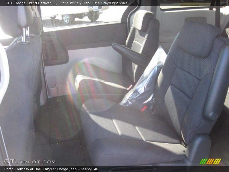 Stone White / Dark Slate Gray/Light Shale 2010 Dodge Grand Caravan SE