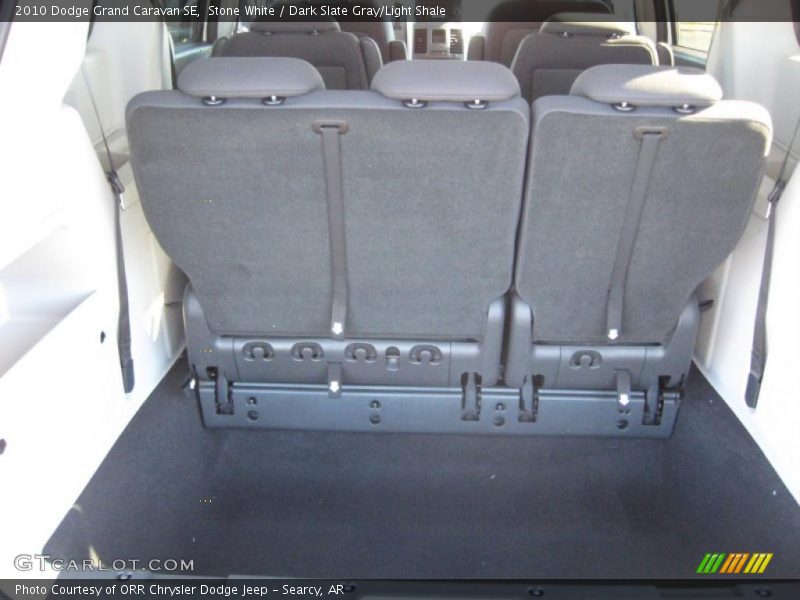 Stone White / Dark Slate Gray/Light Shale 2010 Dodge Grand Caravan SE