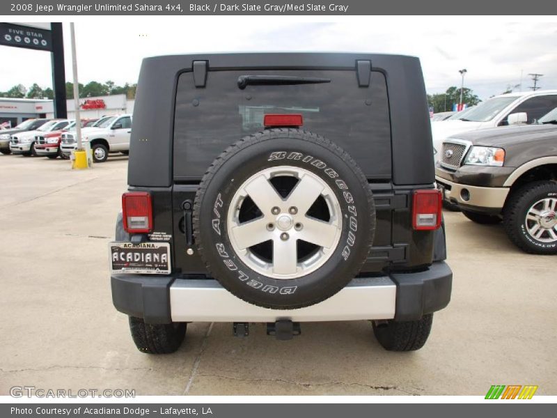 Black / Dark Slate Gray/Med Slate Gray 2008 Jeep Wrangler Unlimited Sahara 4x4