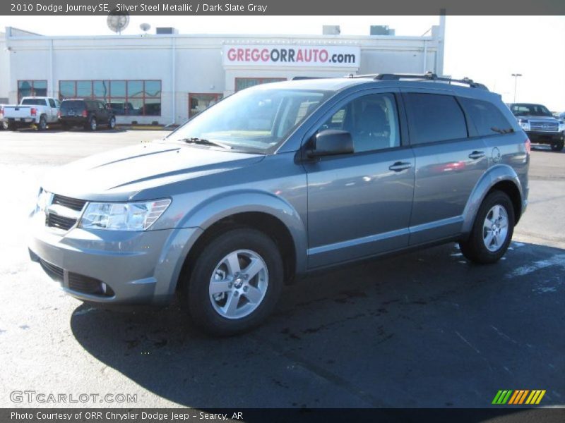 Silver Steel Metallic / Dark Slate Gray 2010 Dodge Journey SE