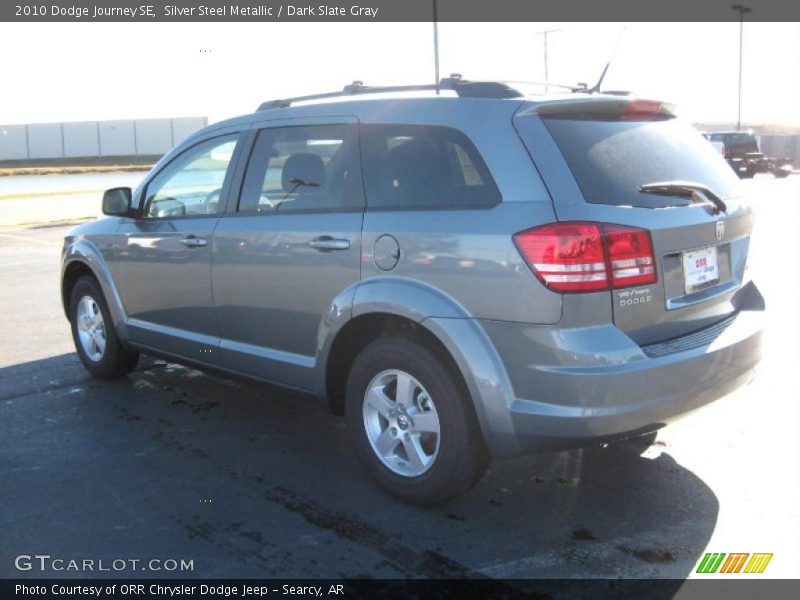 Silver Steel Metallic / Dark Slate Gray 2010 Dodge Journey SE