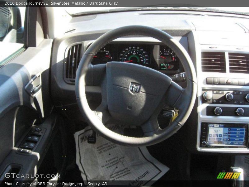 Silver Steel Metallic / Dark Slate Gray 2010 Dodge Journey SE
