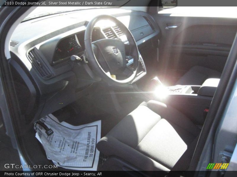 Silver Steel Metallic / Dark Slate Gray 2010 Dodge Journey SE