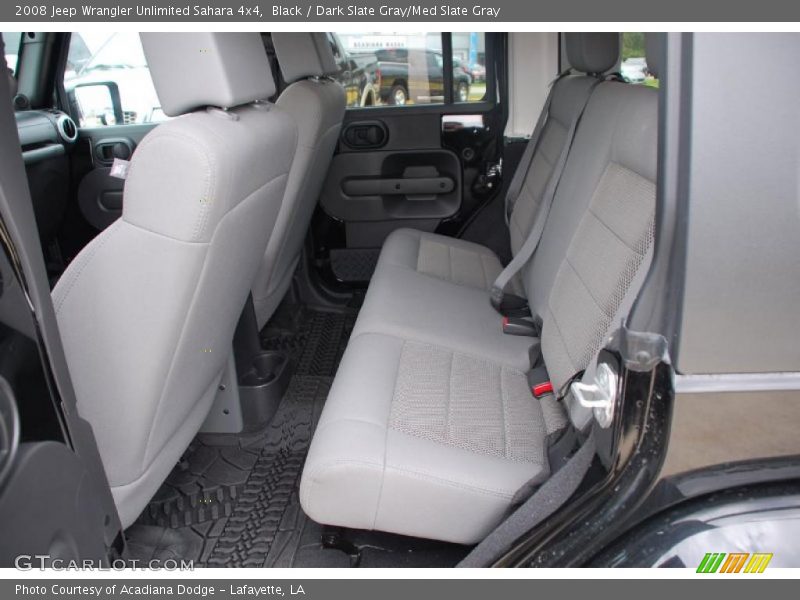 Black / Dark Slate Gray/Med Slate Gray 2008 Jeep Wrangler Unlimited Sahara 4x4
