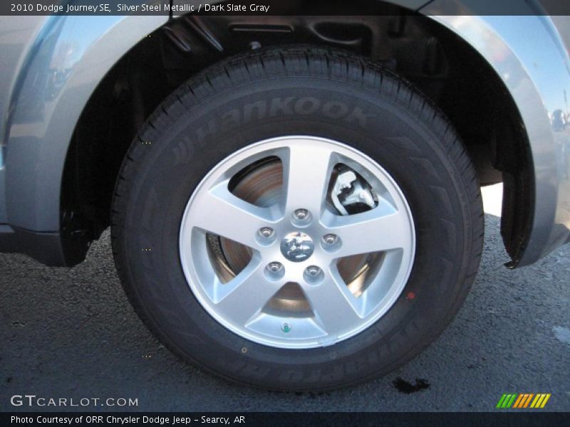 Silver Steel Metallic / Dark Slate Gray 2010 Dodge Journey SE