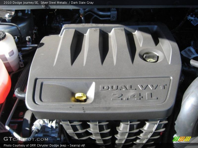 Silver Steel Metallic / Dark Slate Gray 2010 Dodge Journey SE