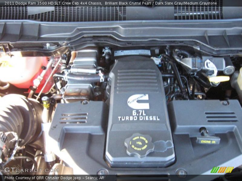  2011 Ram 3500 HD SLT Crew Cab 4x4 Chassis Engine - 6.7 Liter OHV 24-Valve Cummins Turbo-Diesel Inline 6 Cylinder