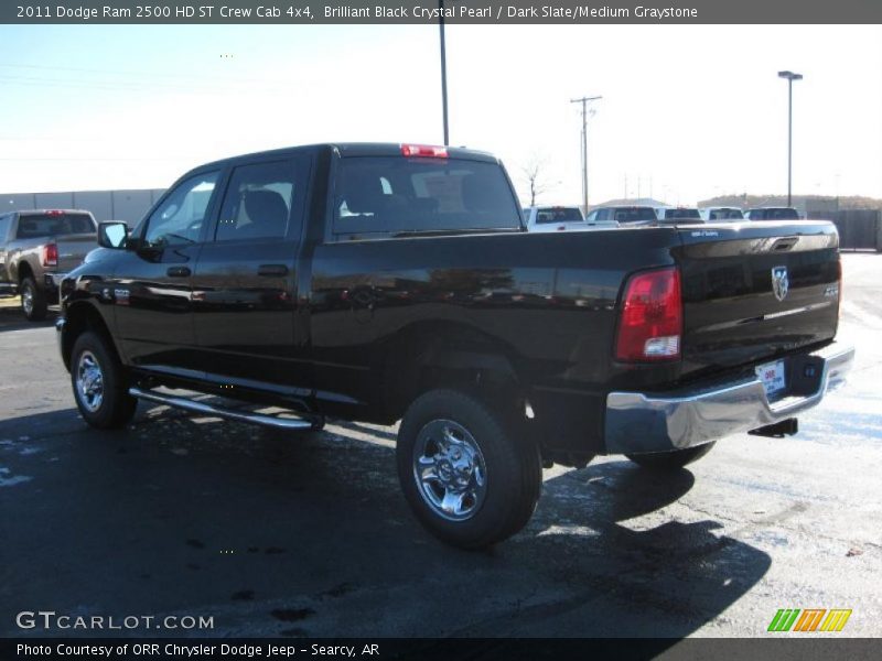 Brilliant Black Crystal Pearl / Dark Slate/Medium Graystone 2011 Dodge Ram 2500 HD ST Crew Cab 4x4