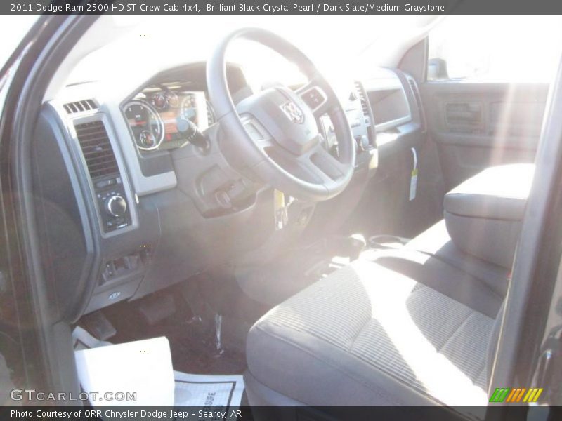 Brilliant Black Crystal Pearl / Dark Slate/Medium Graystone 2011 Dodge Ram 2500 HD ST Crew Cab 4x4