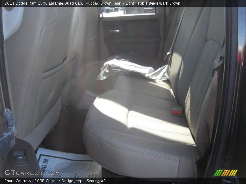 Rugged Brown Pearl / Light Pebble Beige/Bark Brown 2011 Dodge Ram 1500 Laramie Quad Cab