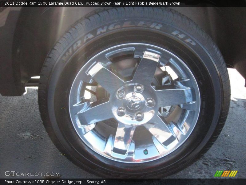 Rugged Brown Pearl / Light Pebble Beige/Bark Brown 2011 Dodge Ram 1500 Laramie Quad Cab
