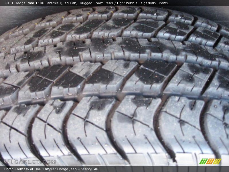 Rugged Brown Pearl / Light Pebble Beige/Bark Brown 2011 Dodge Ram 1500 Laramie Quad Cab