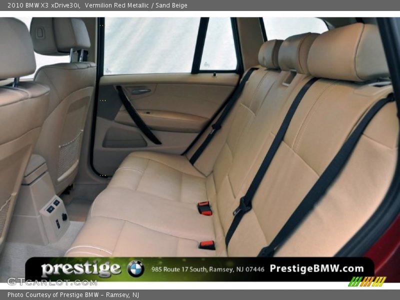Vermilion Red Metallic / Sand Beige 2010 BMW X3 xDrive30i