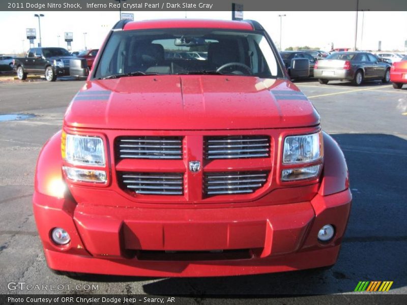 Inferno Red Crystal Pearl / Dark Slate Gray 2011 Dodge Nitro Shock