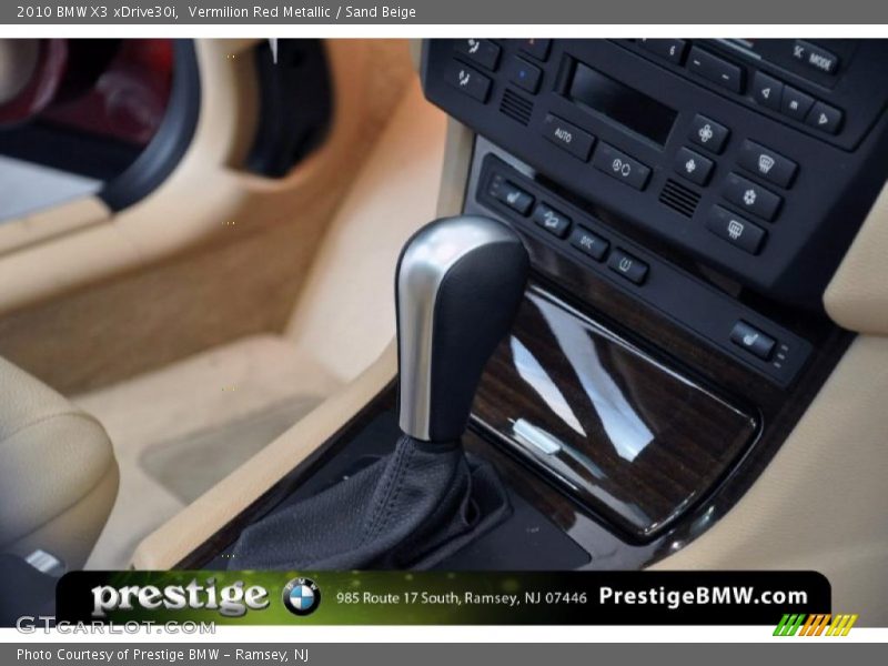 Vermilion Red Metallic / Sand Beige 2010 BMW X3 xDrive30i