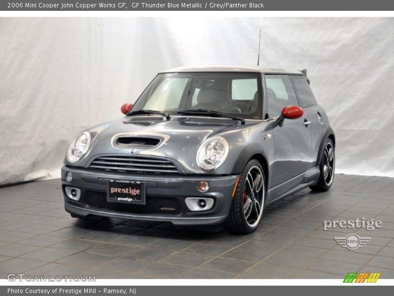 GP Thunder Blue Metallic / Grey/Panther Black 2006 Mini Cooper John Copper Works GP