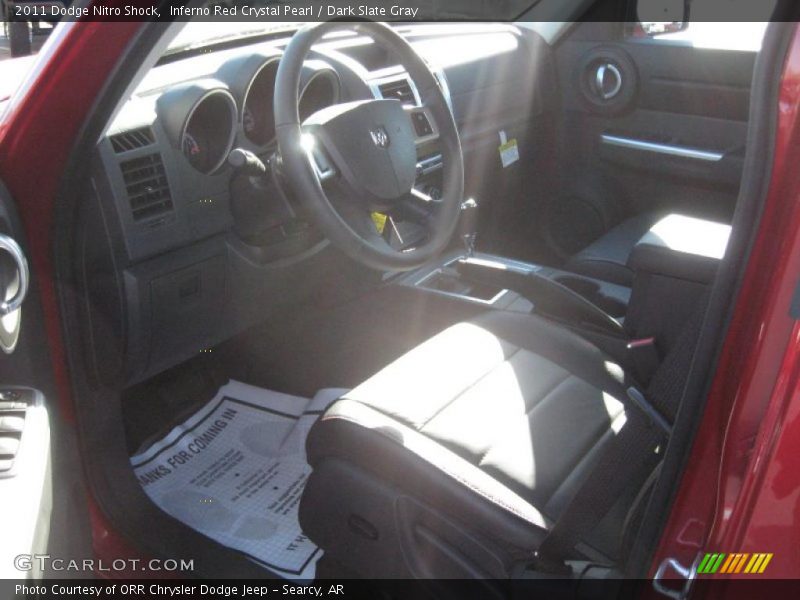 Inferno Red Crystal Pearl / Dark Slate Gray 2011 Dodge Nitro Shock