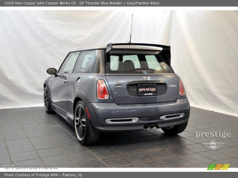 GP Thunder Blue Metallic / Grey/Panther Black 2006 Mini Cooper John Copper Works GP
