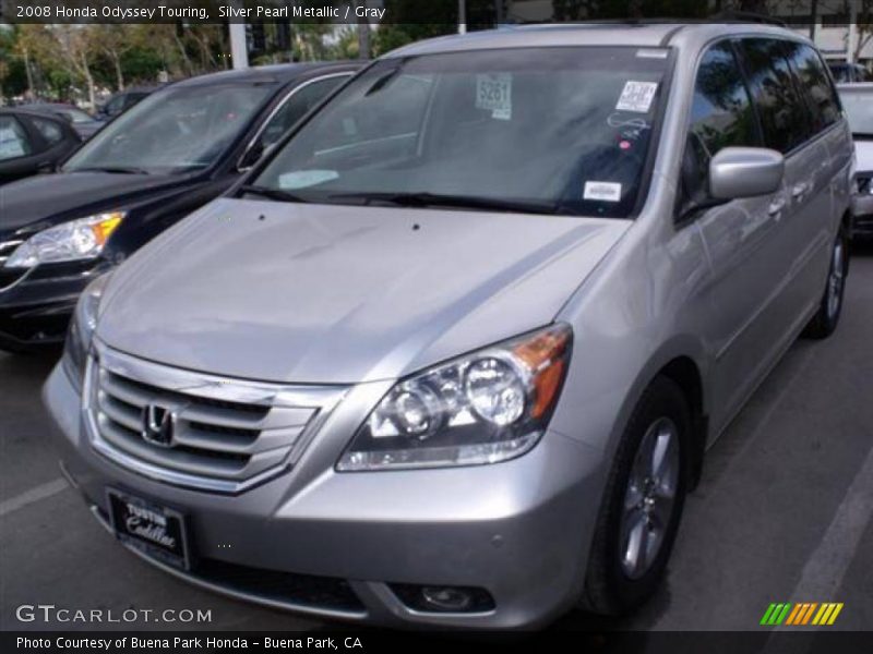 Silver Pearl Metallic / Gray 2008 Honda Odyssey Touring