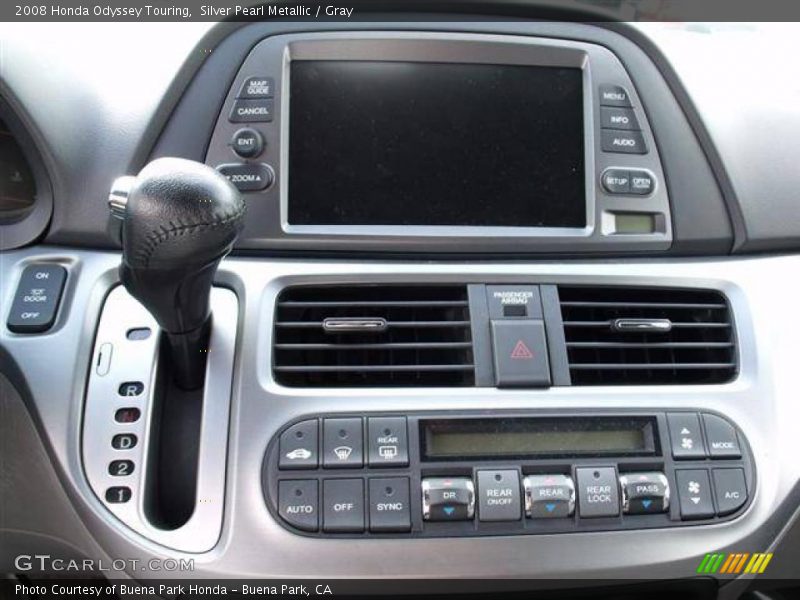 Controls of 2008 Odyssey Touring