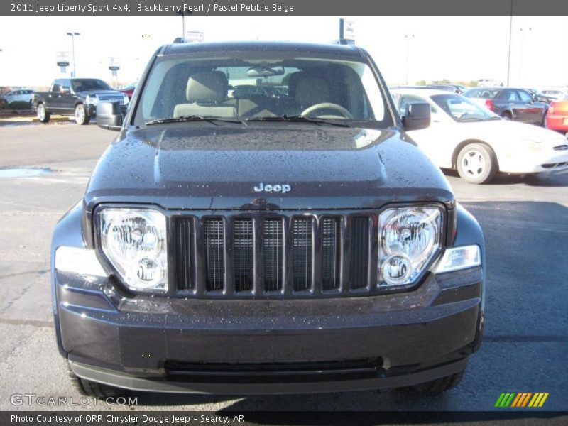 Blackberry Pearl / Pastel Pebble Beige 2011 Jeep Liberty Sport 4x4