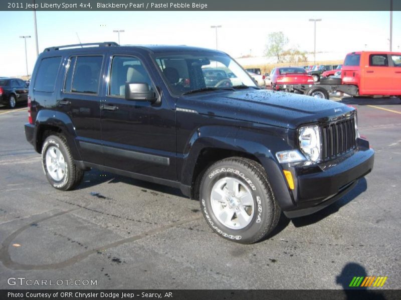 Blackberry Pearl / Pastel Pebble Beige 2011 Jeep Liberty Sport 4x4