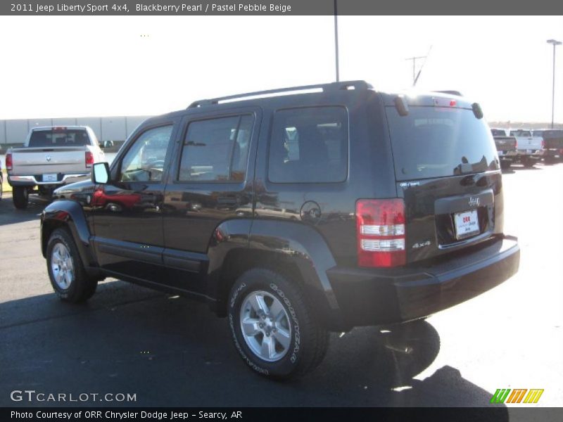 Blackberry Pearl / Pastel Pebble Beige 2011 Jeep Liberty Sport 4x4