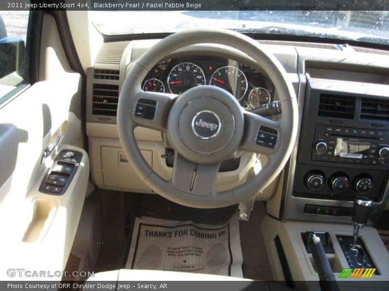Blackberry Pearl / Pastel Pebble Beige 2011 Jeep Liberty Sport 4x4