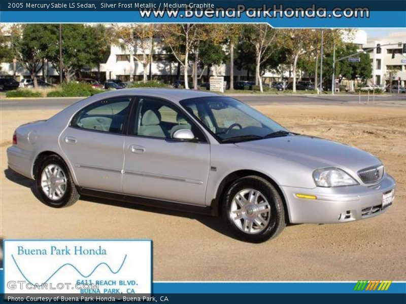 Silver Frost Metallic / Medium Graphite 2005 Mercury Sable LS Sedan
