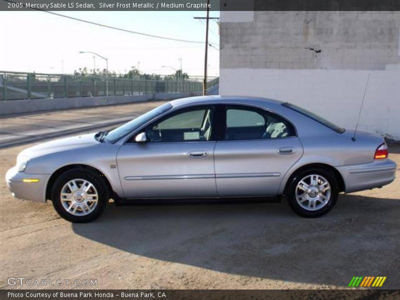 Silver Frost Metallic / Medium Graphite 2005 Mercury Sable LS Sedan