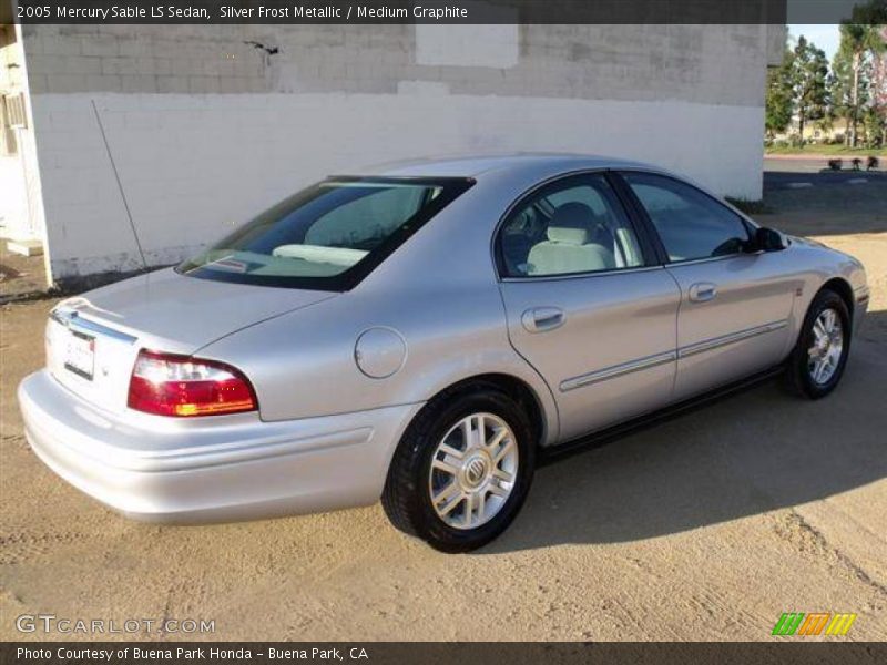 Silver Frost Metallic / Medium Graphite 2005 Mercury Sable LS Sedan