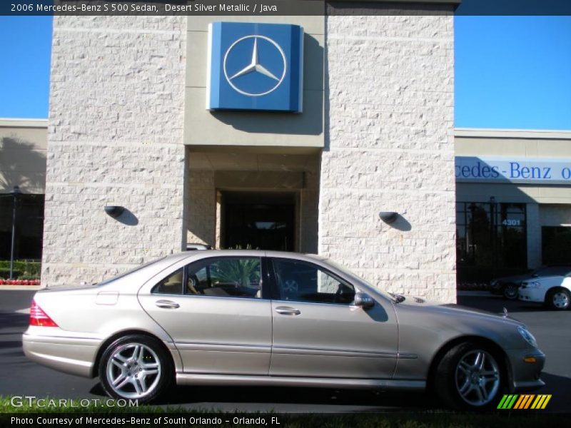 Desert Silver Metallic / Java 2006 Mercedes-Benz S 500 Sedan