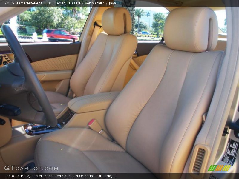 Desert Silver Metallic / Java 2006 Mercedes-Benz S 500 Sedan