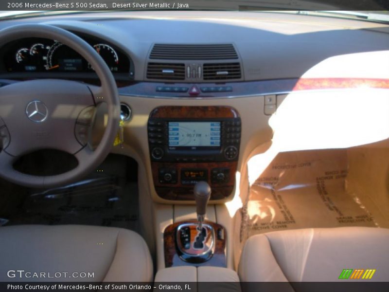 Desert Silver Metallic / Java 2006 Mercedes-Benz S 500 Sedan