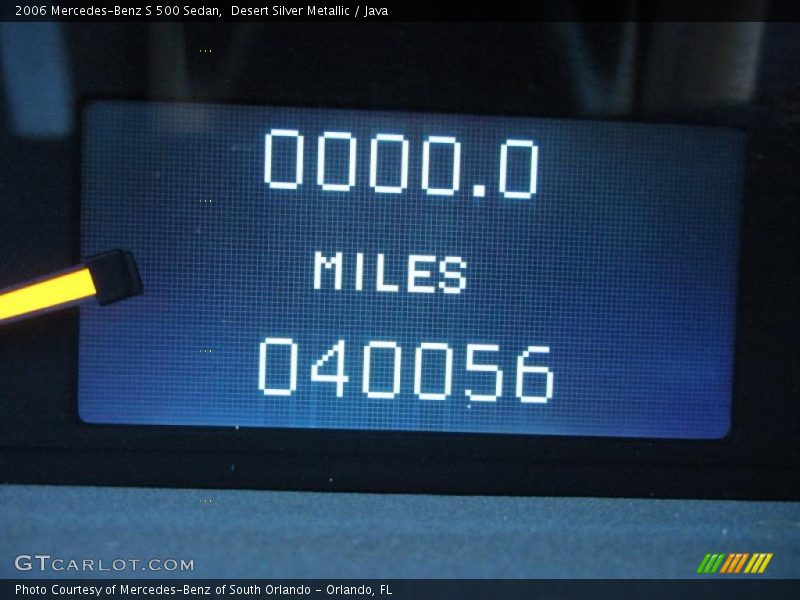Desert Silver Metallic / Java 2006 Mercedes-Benz S 500 Sedan
