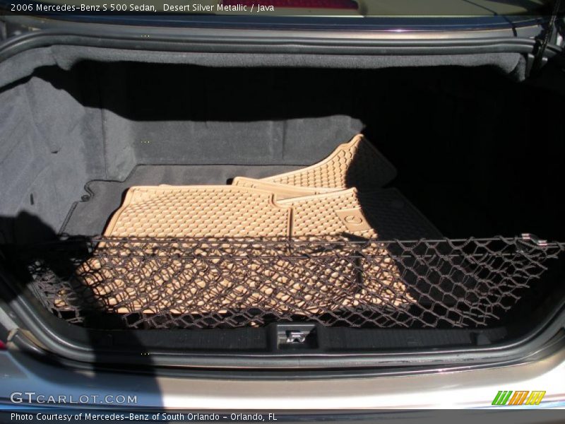 Desert Silver Metallic / Java 2006 Mercedes-Benz S 500 Sedan