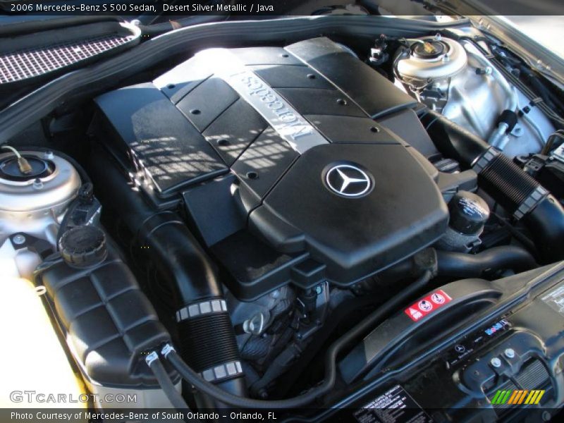  2006 S 500 Sedan Engine - 5.0 Liter SOHC 24-Valve V8