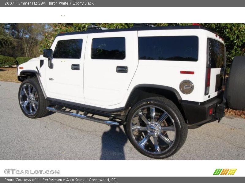 Birch White / Ebony Black 2007 Hummer H2 SUV