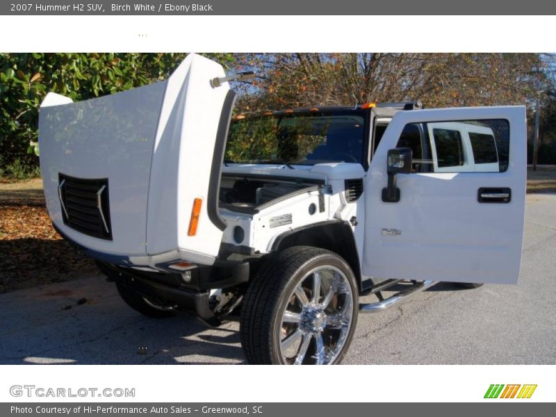 Birch White / Ebony Black 2007 Hummer H2 SUV