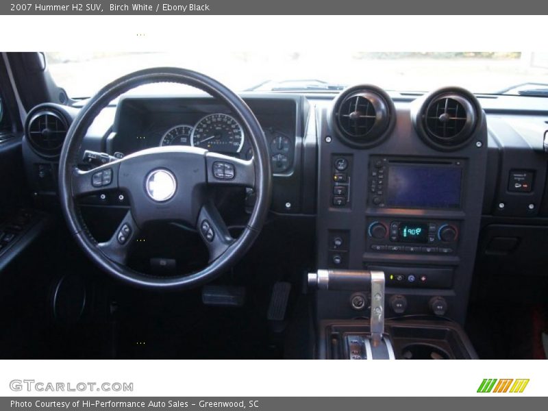 Birch White / Ebony Black 2007 Hummer H2 SUV