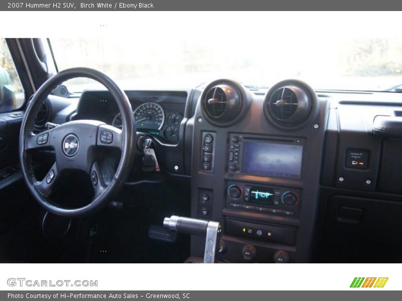 Birch White / Ebony Black 2007 Hummer H2 SUV